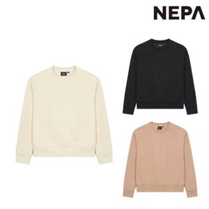 [네파]7L25360 여성 봄 간절기 등산 캠핑 긴팔 맨투맨 멜로우 세미 크롭 라운드 티셔츠