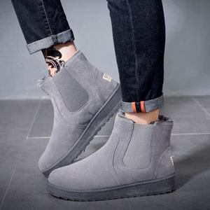 남성 털부츠 편한 밴딩 부츠 겨울 방한 부츠 2컬러