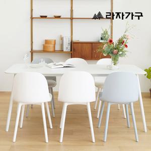 라자가구 에이프릴 세라믹 타원형 6인 테이블 1800 식탁