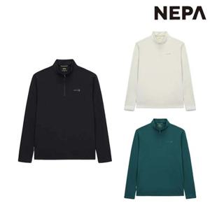 [네파]7L15401 남성 봄 여름 등산 캠핑 베이직 긴팔 집업 티셔츠