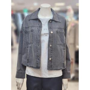 SOUP 세이브존07 뒷면 자수 크롭 데님 자켓 SB4DJ31