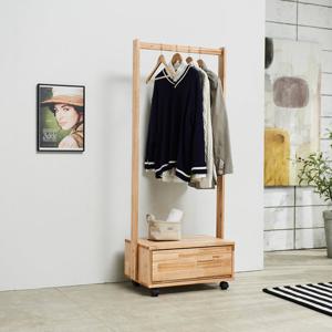 아이앤 리안 참죽 원목 600 이동식 행거 WT