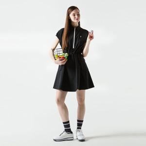 [먼싱웨어]여성 냉감 스트링 원피스 블랙(MQ222LOP51)