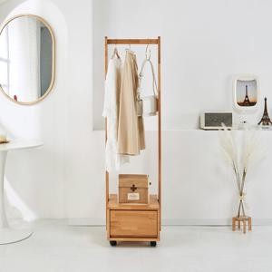 아이앤 리안 엘다 원목 400 이동식 행거 WT