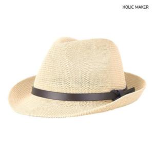 홀릭메이커 남자 중절모 HPH018 여름 페도라 스트로