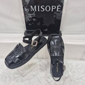 [미소페]By미소페 논슬립 유광 피셔맨 샌들 112HH424ZP023 BLACK
