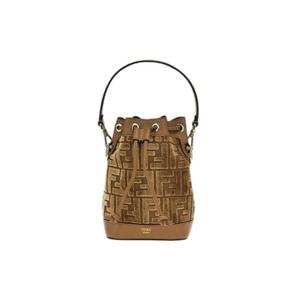 펜디 몬트레조 레더 미니백 브라운 8BS093AT14F19P8