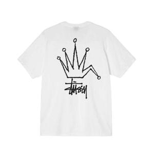 스투시 브로큰 크라운 티셔츠 화이트 1904738