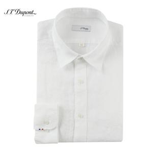 (듀퐁)24년 SS 신상 -SE4SM11LS108SWH(화이트)- 일반핏 린넨100 솔리드 긴팔셔츠