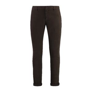 돈덥 브라운 슬림 핏 롤드 커프 팬츠 UP235GSE043U 730