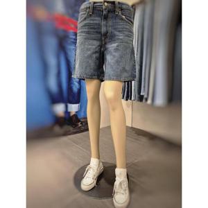 [리바이스]  여성 94 배기 쇼츠 반바지 다크블루 001JO-0004