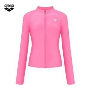 아레나 365 A5BL1QR42 HPK (주머니백 증정)  여성비치 레귤러핏 집업 래쉬가드 수영복