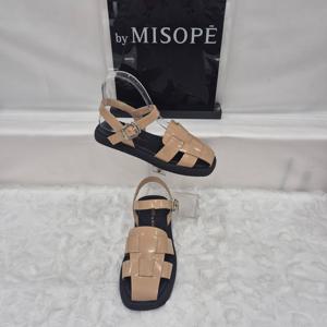 [미소페]By미소페 논슬립 유광 피셔맨 샌들 112HH424FG023 CAMEL