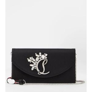 25 FW 크리스찬루부탱 Loubi54 스몰 레더 트리밍 실크 클러치 TP554543476