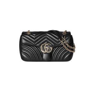 구찌 GG 마몽 미디움 숄더백 블랙 837267-AAE38-1000
