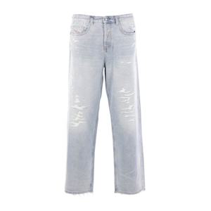 디젤 라이트 블루 디스트레스 루즈 핏 진 A11598 09M5301