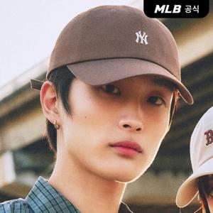 [MLB공식] 25N 나노로고 언스트럭쳐 볼캡 NY (Brown) 3ACPB045N