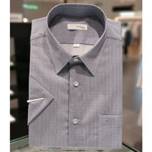 듀퐁셔츠 일반핏 반팔 SE5MM11HS115SBU 폴리써커 블루 경량셔츠 신상품