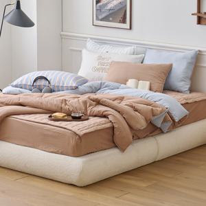 [모던하우스] ON 젤라또 싱글 차렵이불 150x210 코코아+블루셔벗