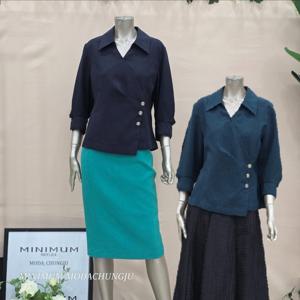 [미니멈]MD 카라넥 페플럼 블라우스 MD MMZBGWB3930 M_CJ