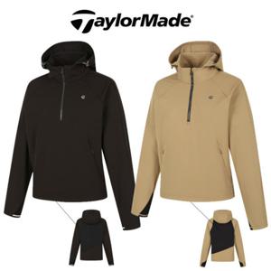 [테일러메이드] 어패럴 골프 웨어 25 F W TWJUO7202 999 여성 가을 하이넥 아노락 바람막이 자켓