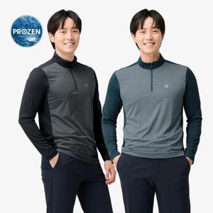 프로월드컵 HC40 남성 아웃도어형 냉감 집업티 q125-3103