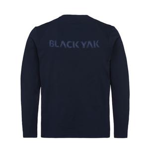 [블랙야크] 남성 크루핏 로고 라운드 긴팔티1 1BYRTFU002 NA
