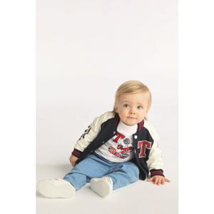 [타미힐피거칠드런2] 바시티 니트 바머 재킷 T42F7NOT180BT1 12M_2T