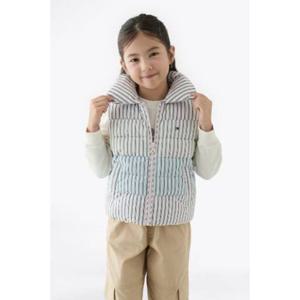 [타미힐피거칠드런2] 믹스 스트라이프 패딩 베스트 T42F6QVT450GT1 3T 12세