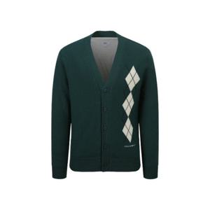 캘러웨이골프긴팔 PQC CMSC23F301_GR 남성 아가일 버튼형 가디건