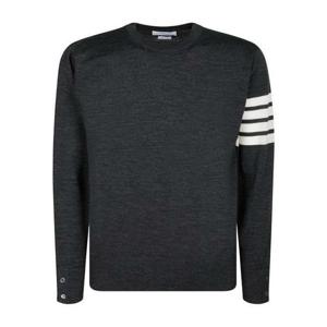 (명품) 톰브라운 4바 메리노 울 남성 니트 다크그레이