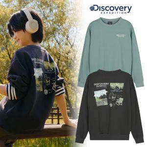 디스커버리키즈 DKTR18054 키즈 아웃도어 로고 그래픽 맨투맨