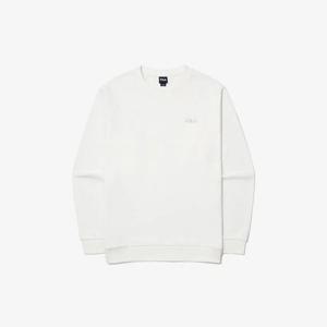 휠라긴팔티 GQT FS2POG3101U-OWH 베이직 스몰로고 맨투맨