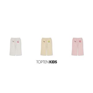 [탑텐키즈]MKF1PT2301 여아) 유아 버비 라이트테리 9부 팬츠