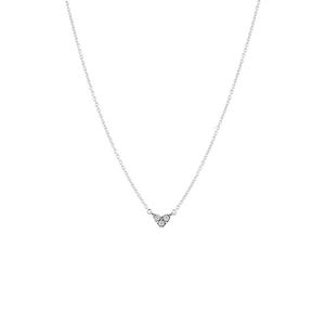 판도라 393014C01 트리플 스톤 하트 콜리어 목걸이