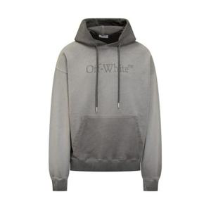 오프화이트 긴팔 티셔츠 OMBB085F25FLE00V 1212 DEGRADE BLACK