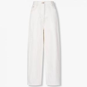 톰보이  화이트 배기핏 데님 팬츠 (9105362142)