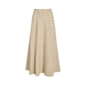 [제이제이 지고트]니트 플레어주름 스커트 GRAN1SK131