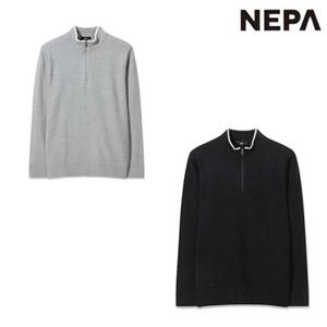 네파 7L75901 남성 겨울 캠핑 데일리 하프집업 스웨터 집업 기모 티셔츠