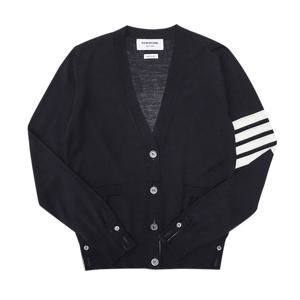 톰브라운 FKC334A Y1014 415 4-바 스트라이프 브이넥 여성 가디건