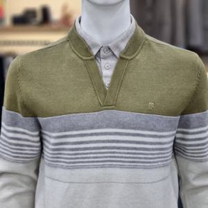 [피에르가르뎅]가을겨울신상 블럭 레이어드 티셔츠PPKT3353478_S