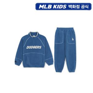 [MLB키즈PG] 아웃도어 베이직 폴라플리스 맨투맨세트 (7AS2B0356-07BLD)
