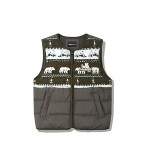 [지프](여전용) 노카라 니트배색 베스트(JQ4JPF604)