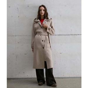 [에고이스트] (ER4TC002) 후드 탈부착 핸드메이드 롱 코트