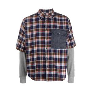 25 FW 디스퀘어드2 체크 레이어드 셔츠 S71DM0428S53169 TP444386030