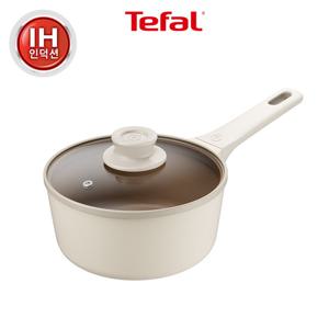 테팔 세라믹 인덕션 주물 아이콘 오트 밀크 편수냄비 18cm
