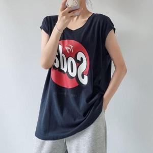 빅사이즈 505 팝핑소다유넥박시핏나시 DNSU473