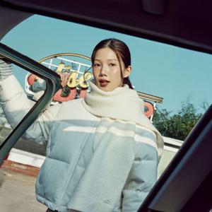 [라코스테 공식] 여성 부클 울 머플러 RE105E-55N XFJ