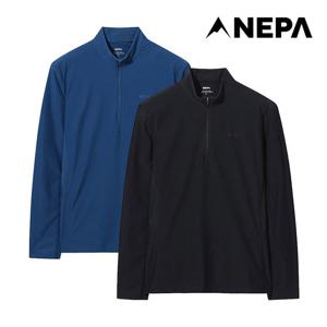 [택가129,000원] 네파 남성 스트레치 블럭 집업 티셔츠 7L75403