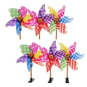 체육대회 바람개비머리핀 12개입 헤어악세서리 깜찍이머리핀